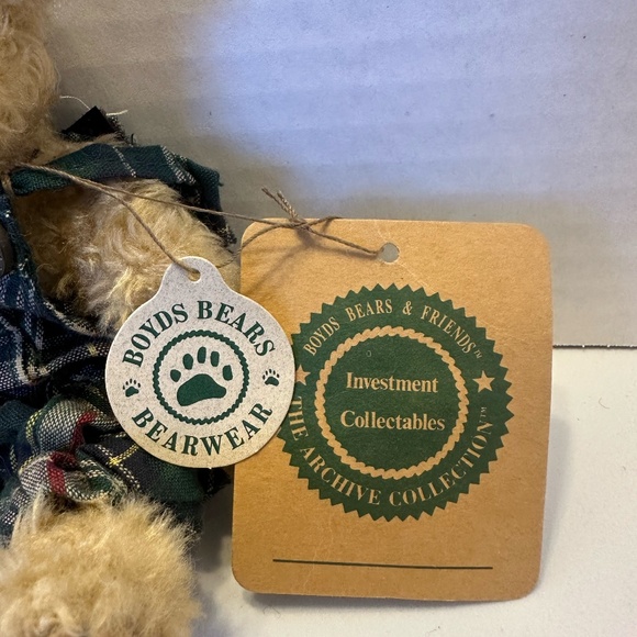 1990 Boyds Bear Archive Collection Becky Bear Small L/E Stuffed Animal - Picture 6 of 7